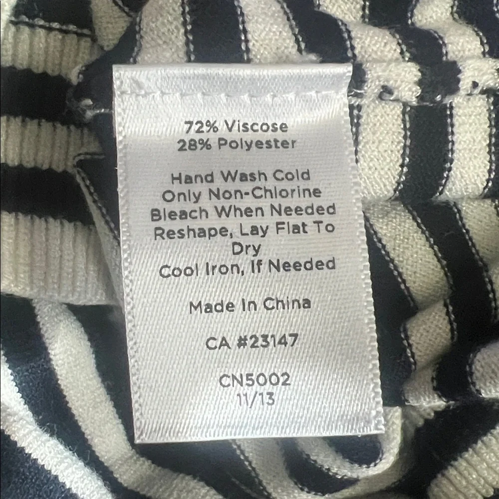 Talbots Green Striped Women's Sweater - Picture 7 of 7